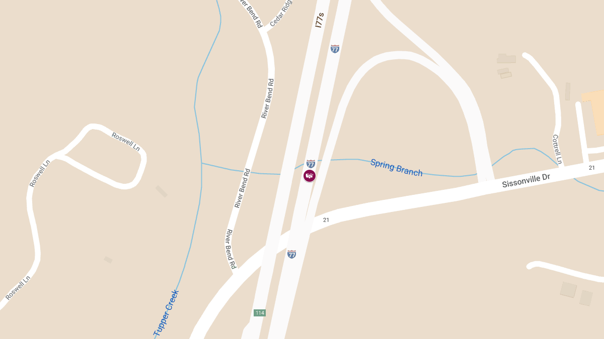 Injuries in Crash on I-77 South Near MM 111