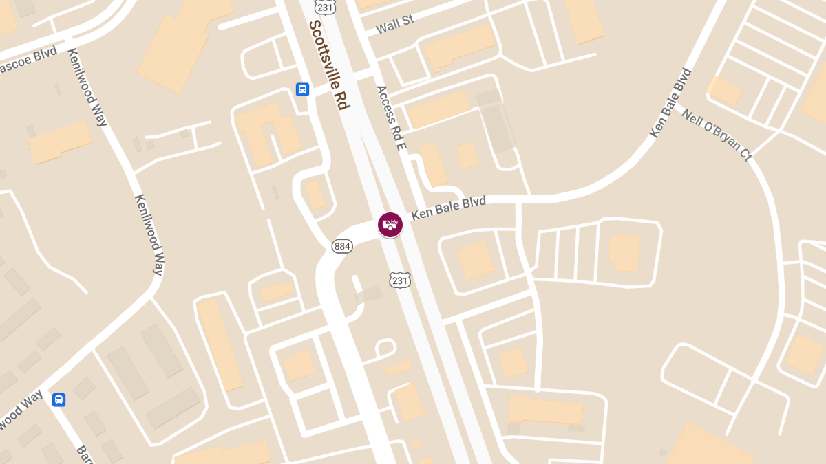 Injuries in Crash on Scottsville Rd at Ken Bale Blvd