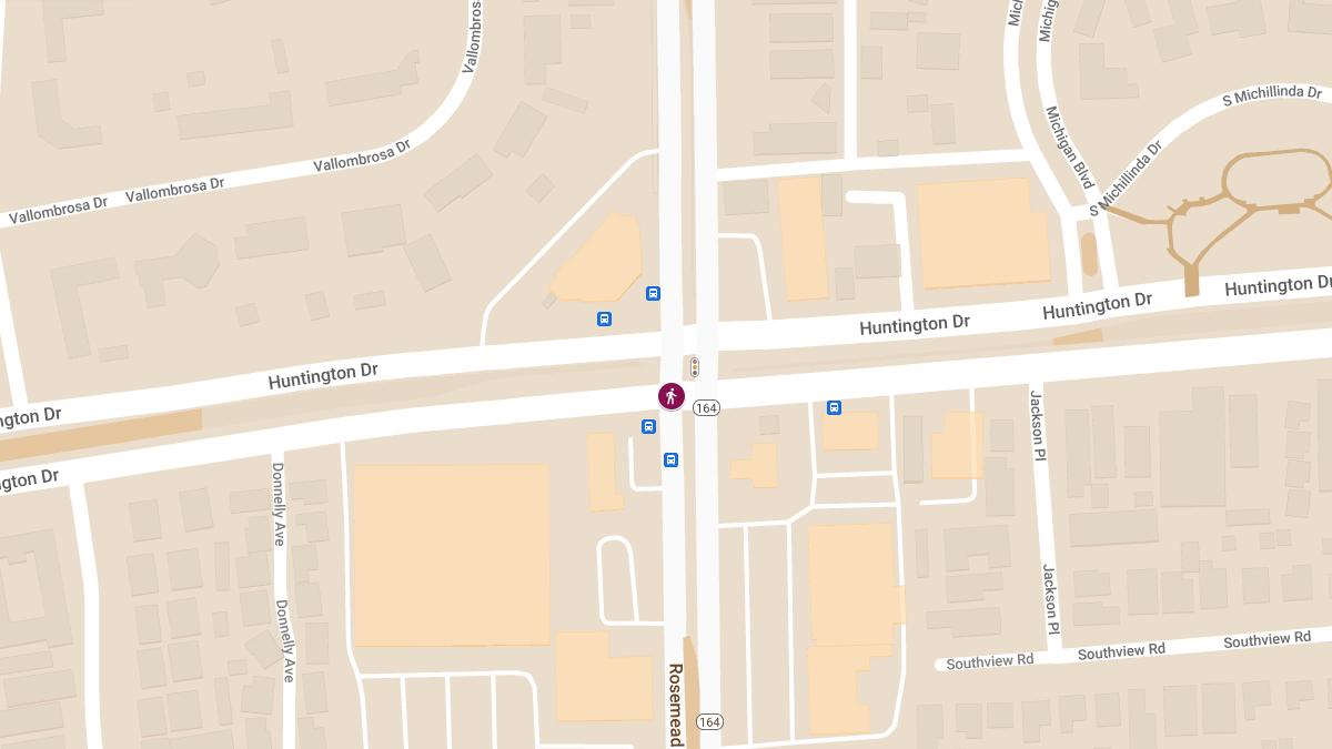 Injuries in Hit-and-Run Collision at Huntington Dr & S Rosemead Blvd