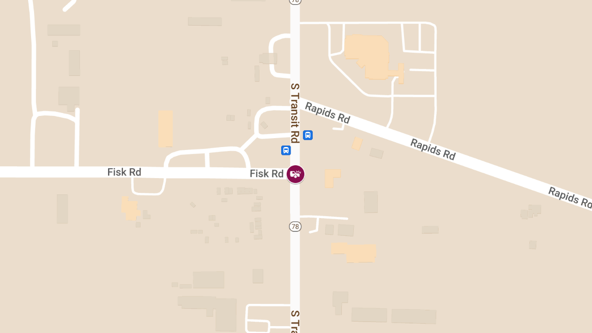 Injuries in Two-Vehicle Collision at South Transit Rd & Fisk Rd