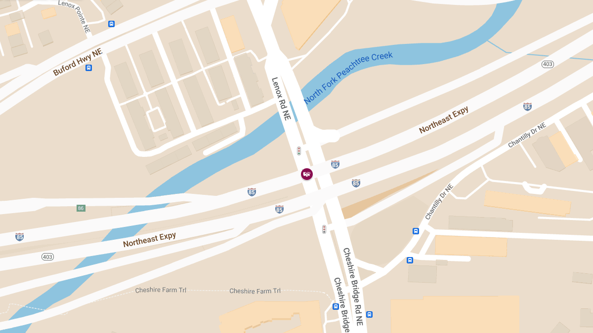 Injuries in Vehicle Collision at I-85 S & Lenox Rd NE