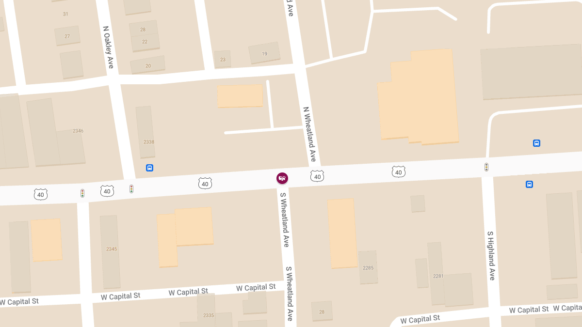 Injuries in Vehicle Collision at S Wheatland Ave & W Broad St