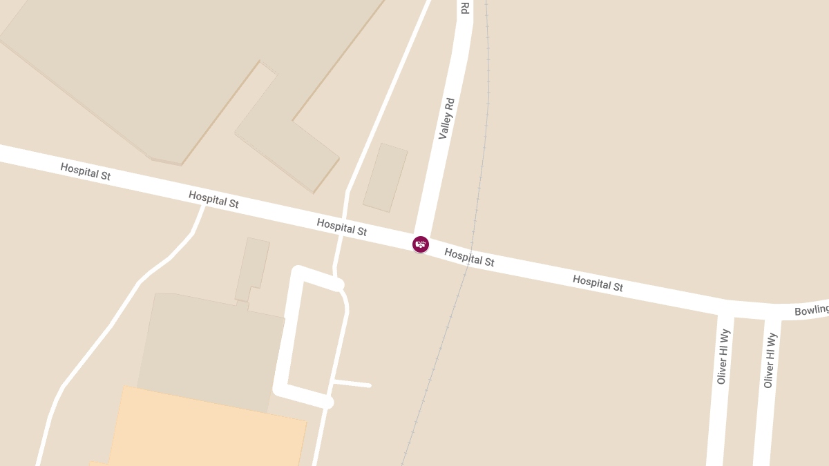 Injuries in Vehicle Crash at Hospital St & Valley Rd