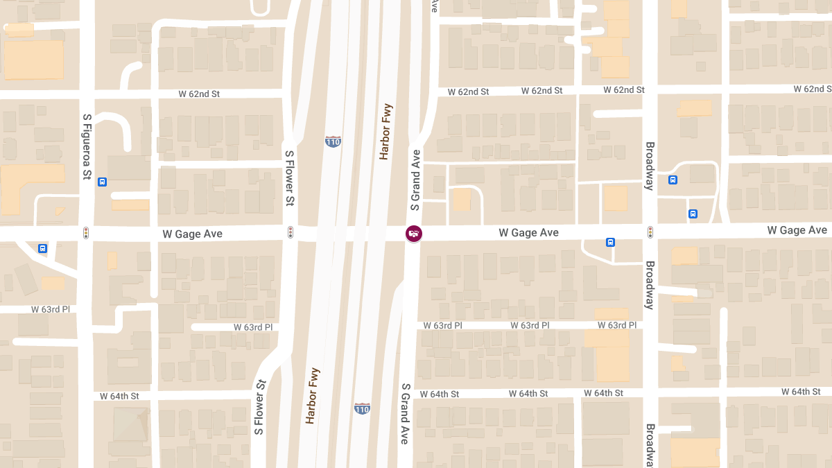 Injuries in Vehicle Crash at W Gage Ave & S Grand Ave