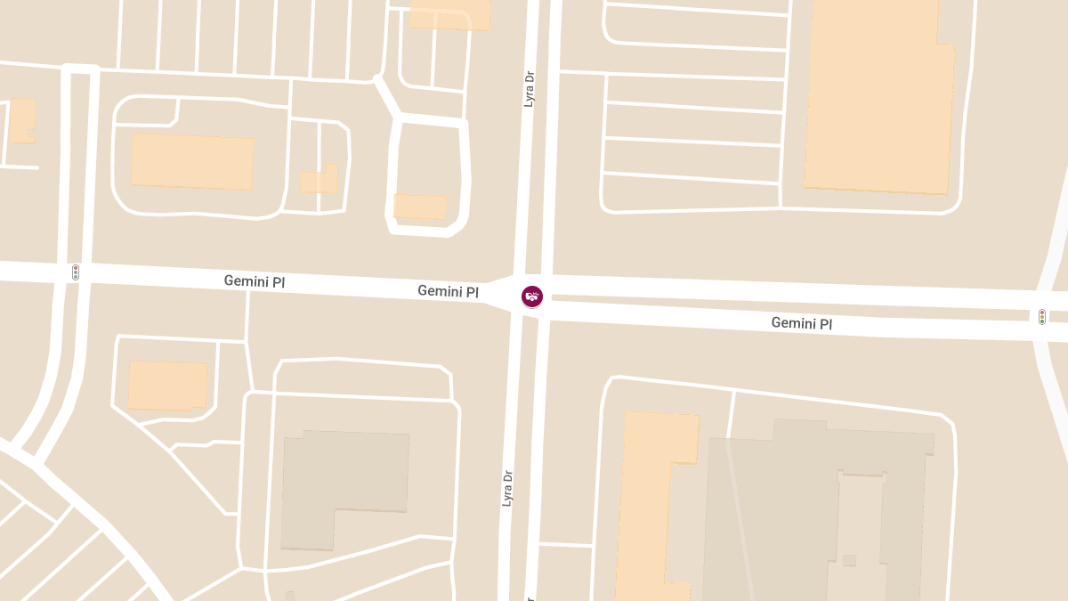 Injury Accident Blocks Lane on Gemini Pl at Lyra Dr