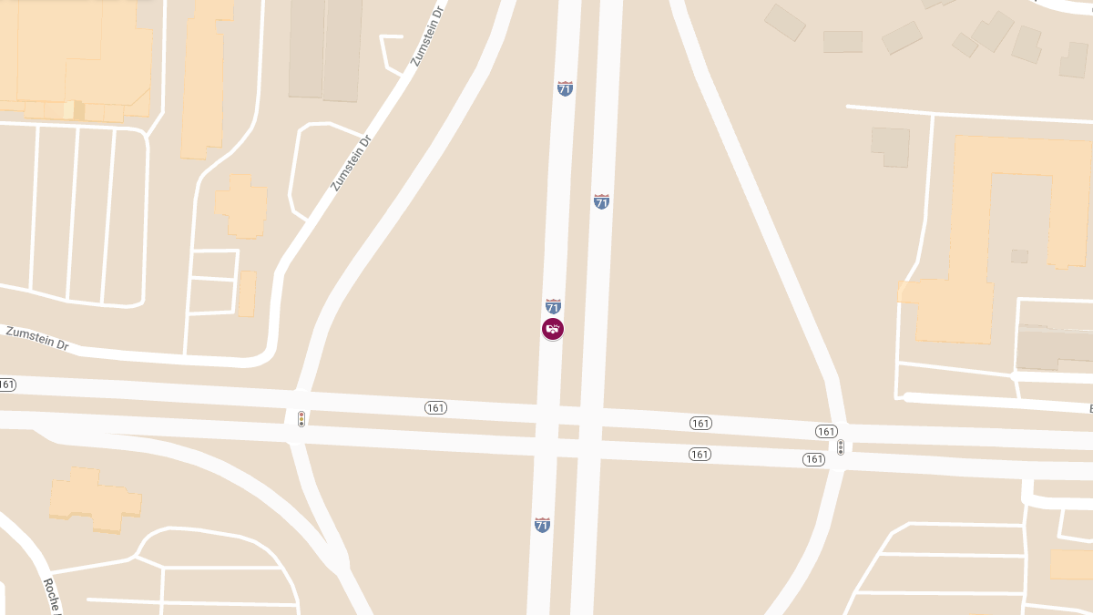 Injury Accident Blocks Left Lane on I-71 North After OH-161