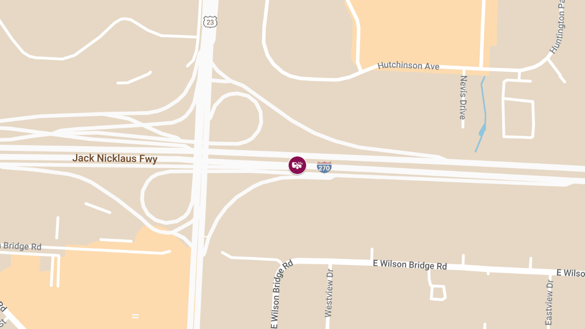 Injury Accident Blocks Two Right Lanes on I-270 E After US-23