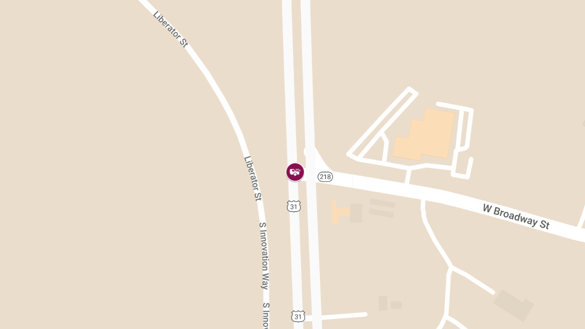 Injury Accident Involving Semi at US-31 & 218 W