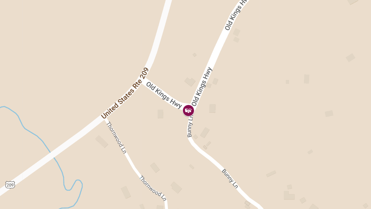 Injury Accident Involving Two Vehicles on Old Kings Hwy