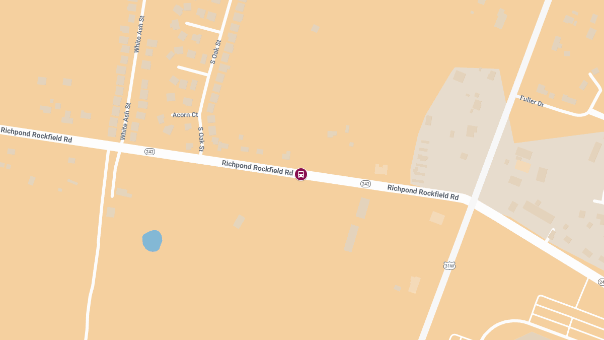 Injury Accident Involving Vehicle and Bus on Richpond Rockfield Rd