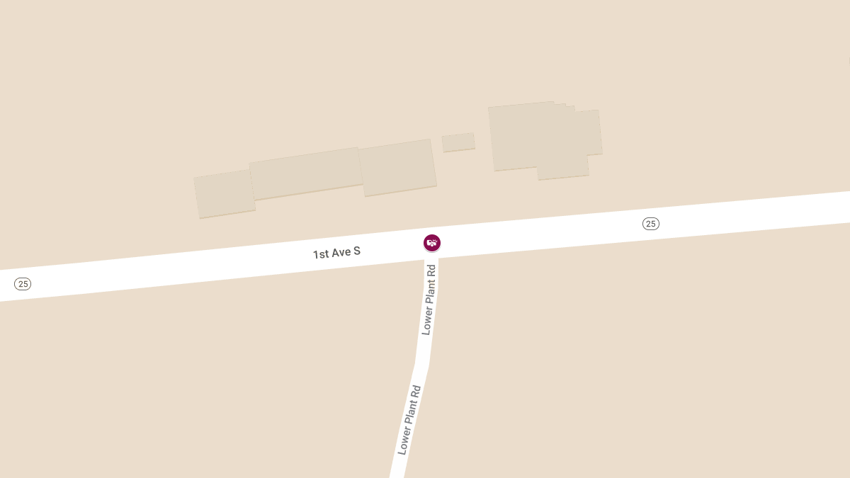 Injury Accident Reported at 1st Ave S & Lower Plant Rd