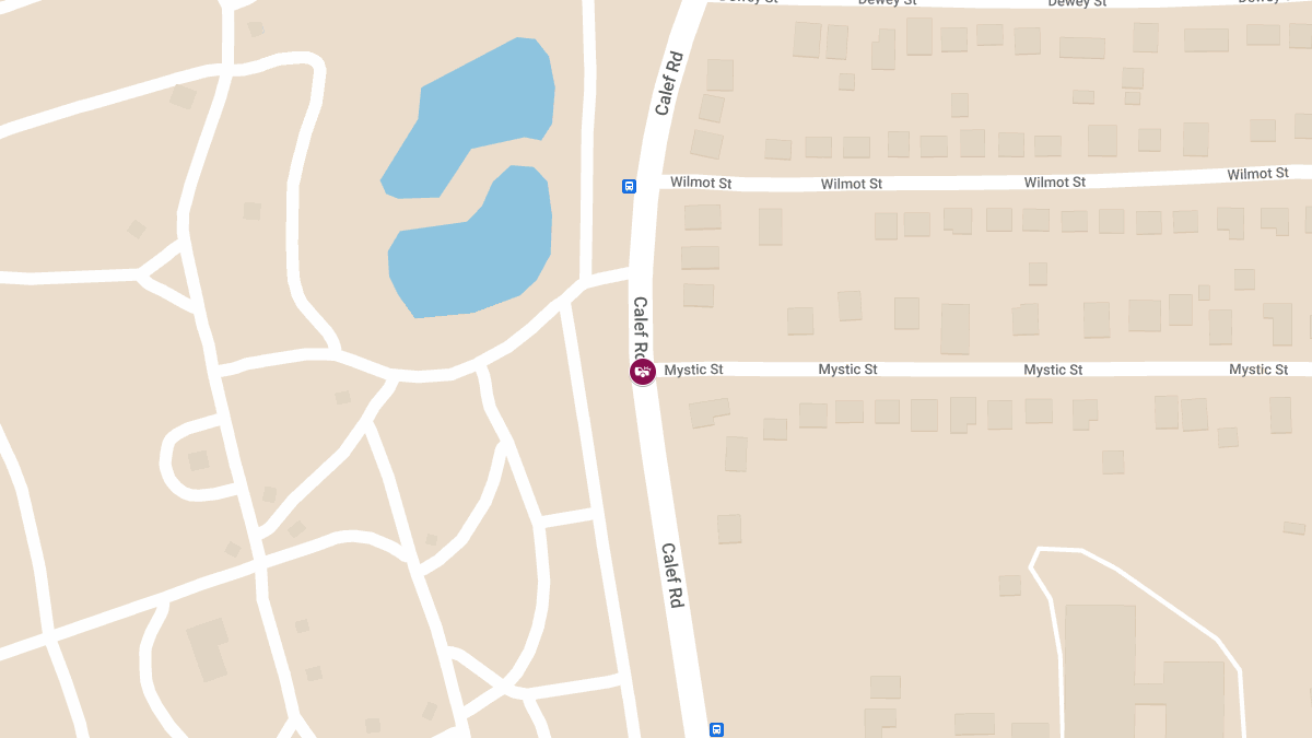 Injury Accident Reported at Calef Rd & Mystic St