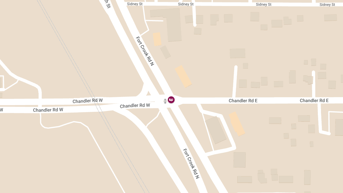Injury Accident Reported at Chandler Rd and Fort Crook Rd