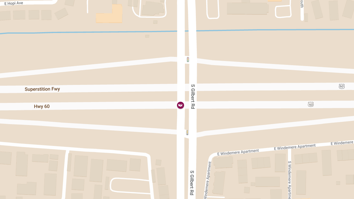 Injury Accident Reported at Gilbert Rd & US 60