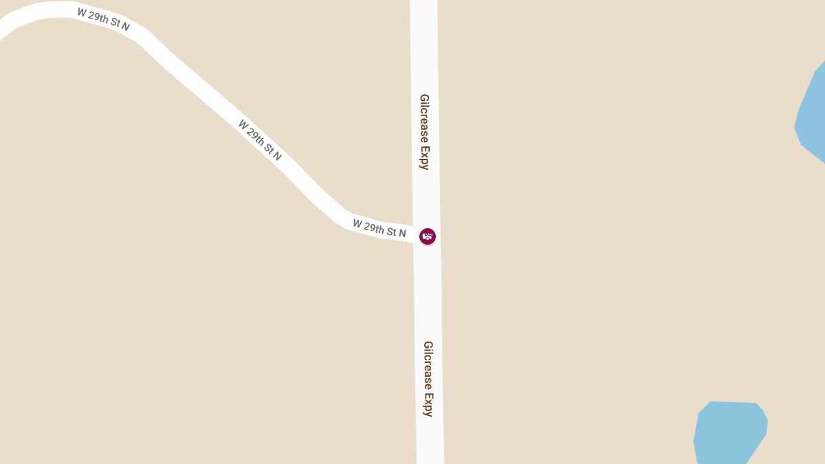 Injury Accident Reported at Gilcrease Expy & W 29th St N
