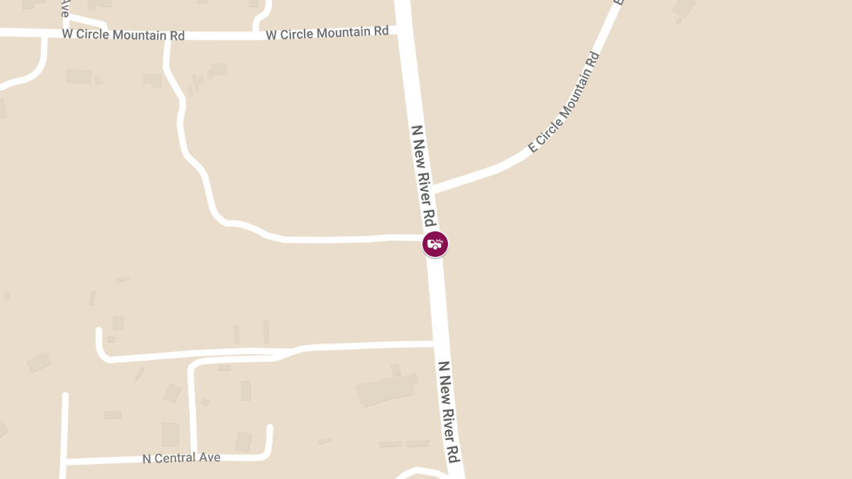 Injury Accident Reported at New River Rd & Circle Mountain Rd