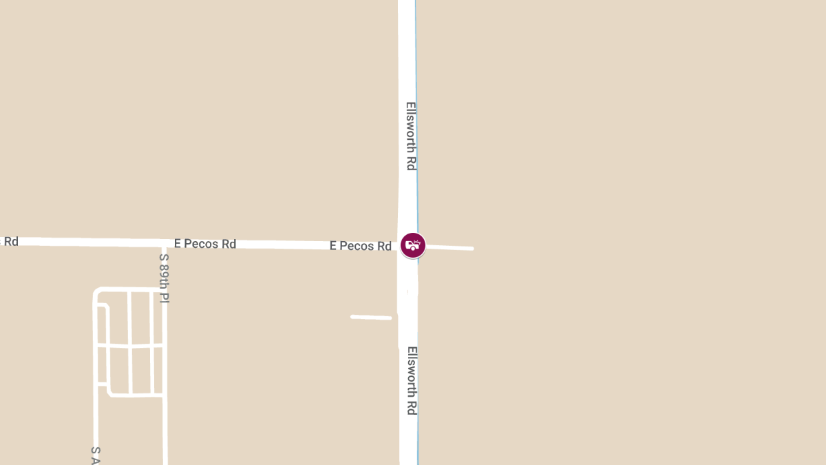 Injury Accident Reported at S Ellsworth Rd & E Pecos Rd