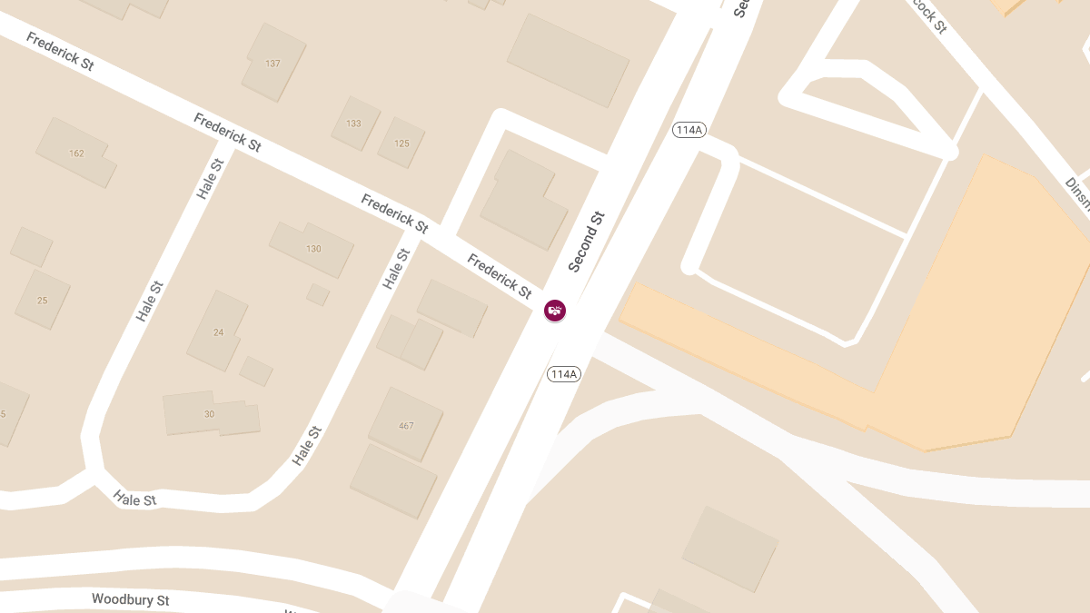 Injury Accident Reported at Second St & Frederick St