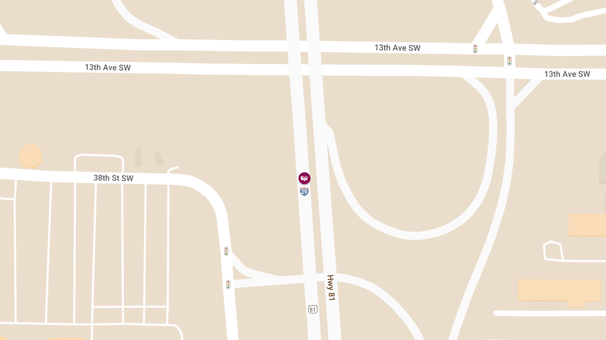 Injury Accident Reported on I-29