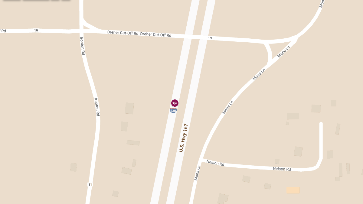 Injury Accident Reported on Northbound I-530 Near Mile Marker 7.9