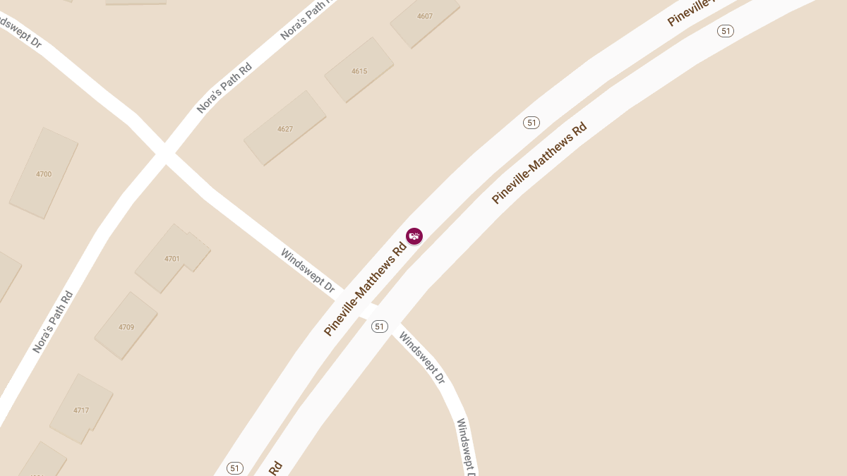Injury Accident Reported on Pineville-Matthews Rd