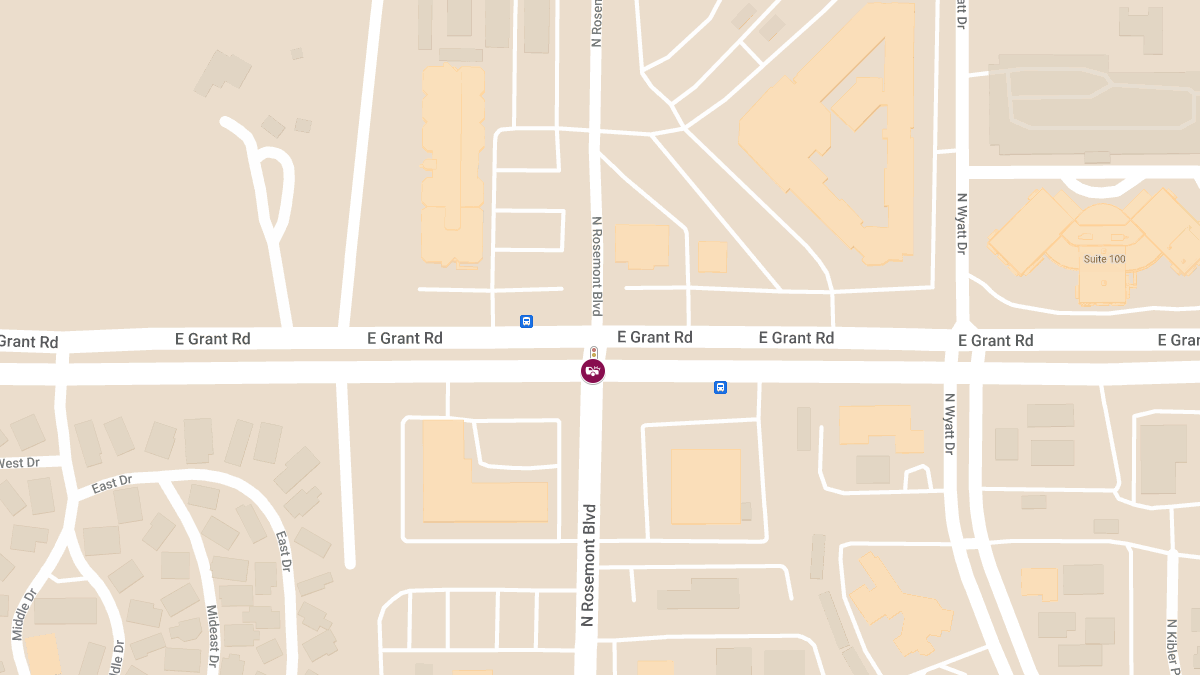 Injury Accident Reported on Rosemont Blvd at Grant Rd