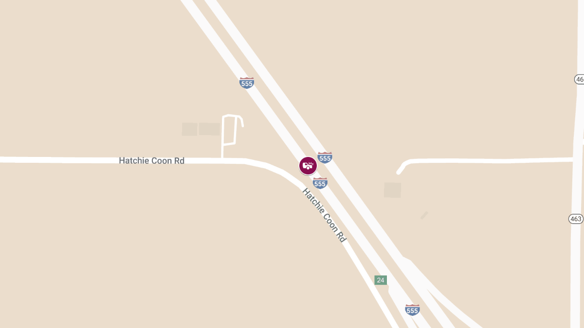Injury Accident Reported on Southbound I-555 Near Mile Marker 42.1