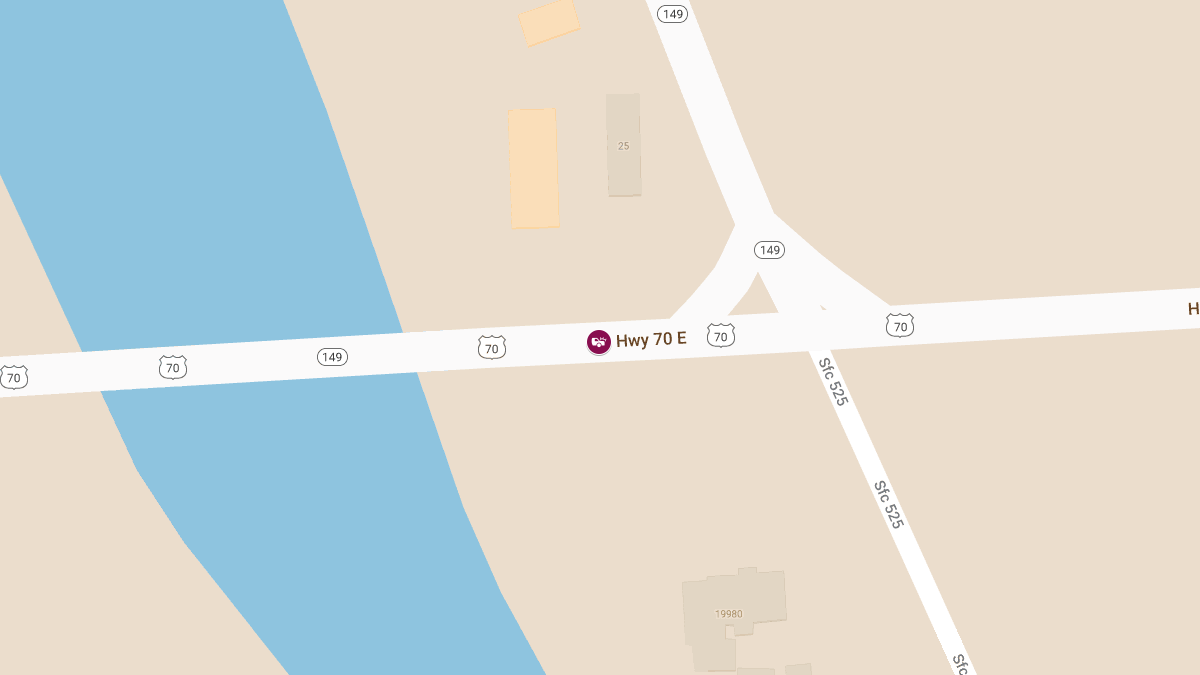 Injury Accident Reported on U.S. Highway 70 Near State Highway 149