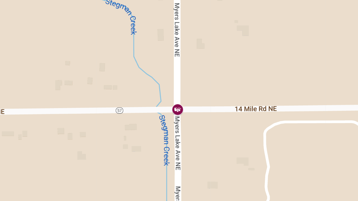 Injury Accident at 14 Mile Rd & Myers Lk Ave NE