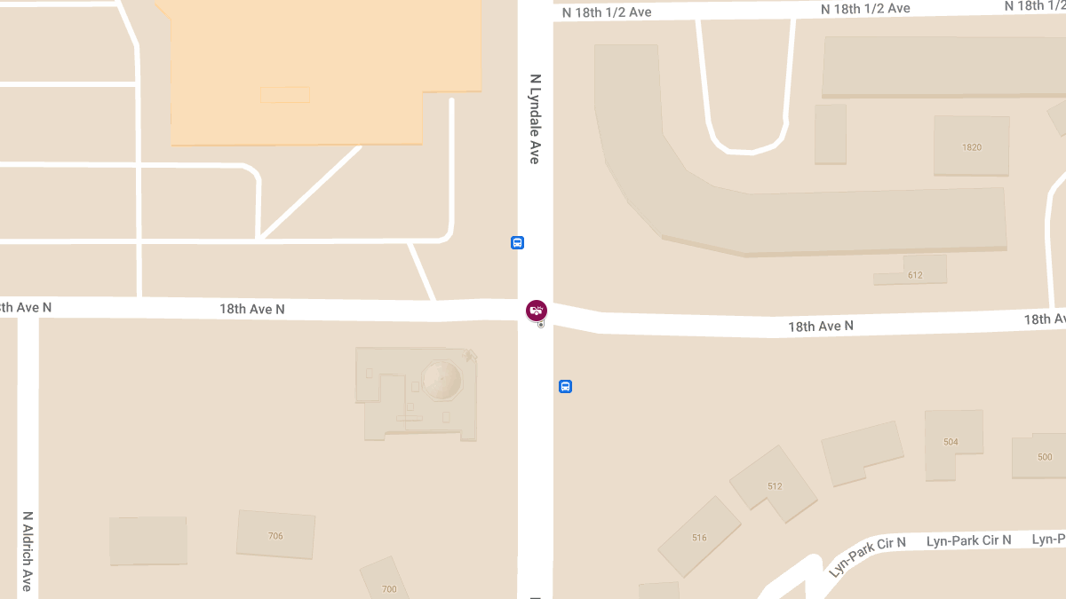 Injury Accident at 18th Ave N & Lyndale Ave N 