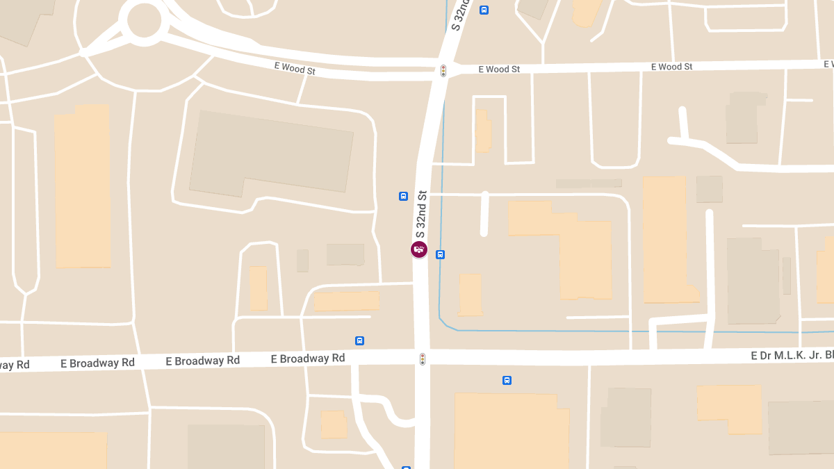 Injury Accident at 32nd St (S. PHX) North of Broadway Rd
