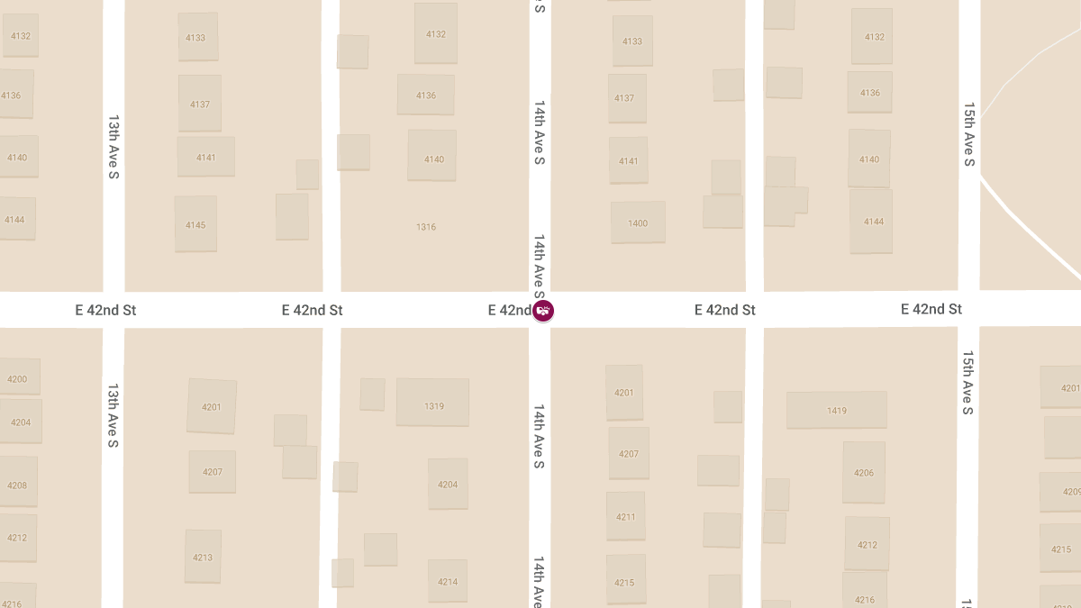 Injury Accident at 42nd St E & 14th Ave S