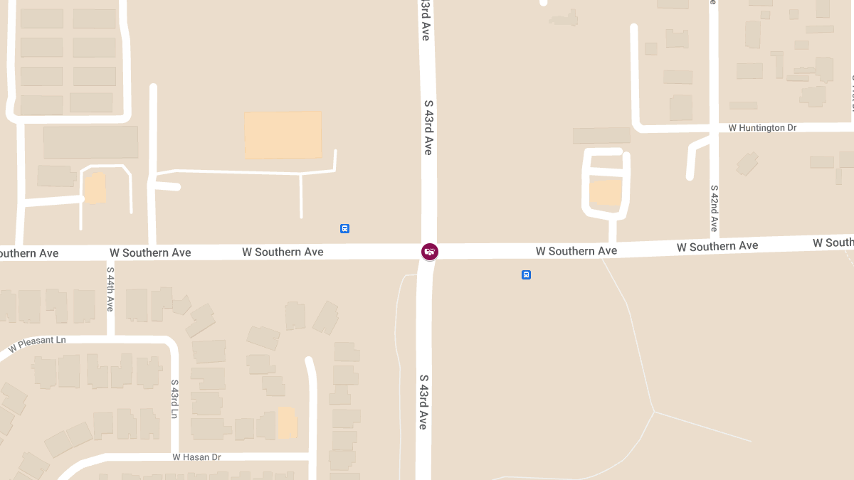 Injury Accident at 43rd Ave & Southern Ave
