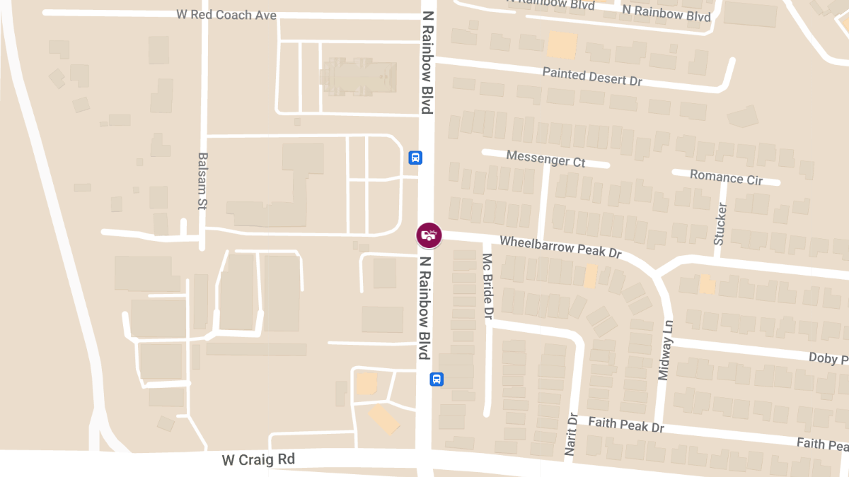 Injury Accident at 4491 N Rainbow Blvd