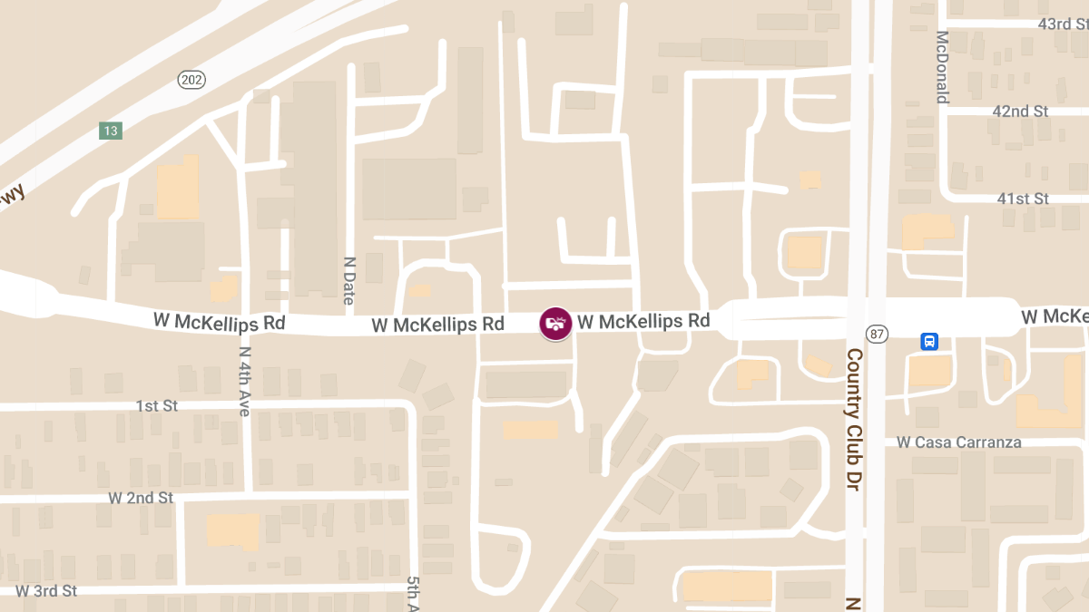 Injury Accident at 517 W McKellips Rd