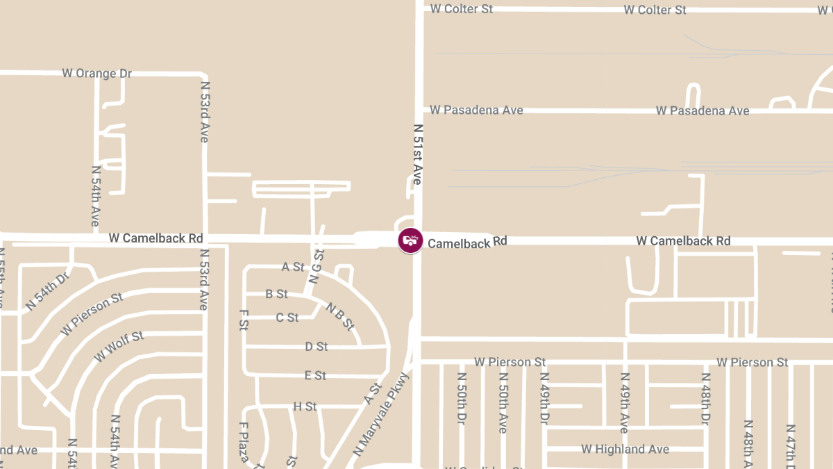 Injury Accident at 51st Ave & Camelback Rd