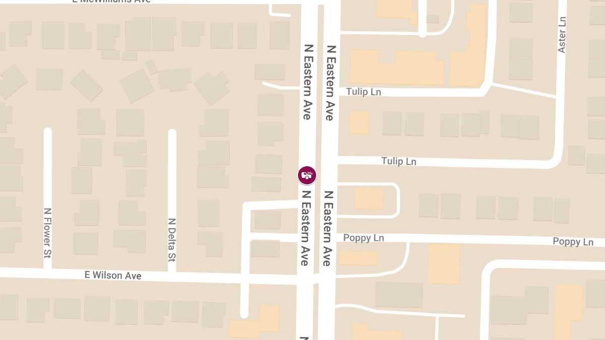 Injury Accident at 701 N Eastern Ave