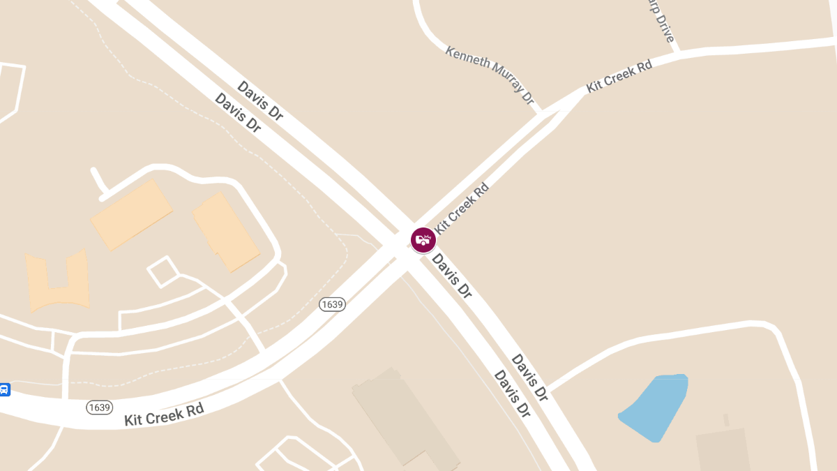 Injury Accident at 7100 Kit Creek Rd