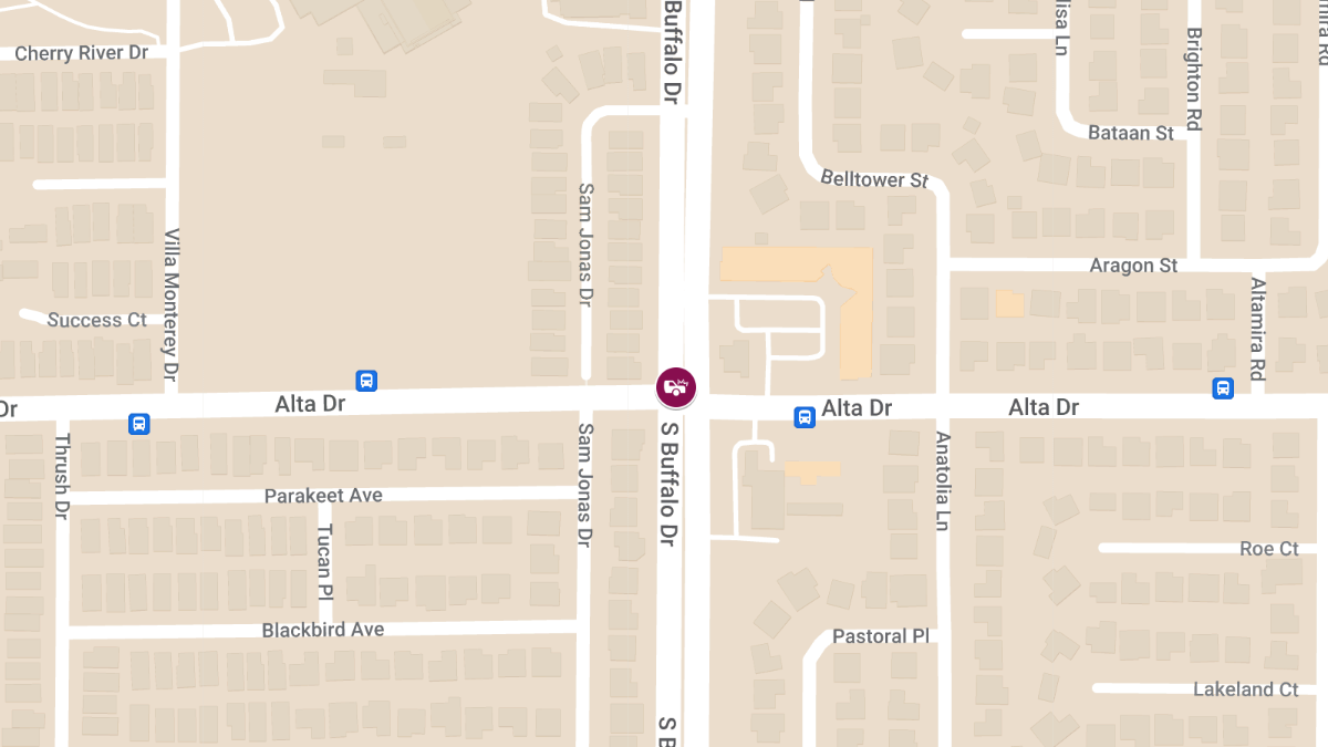 Injury Accident at Alta Dr & S Buffalo Dr