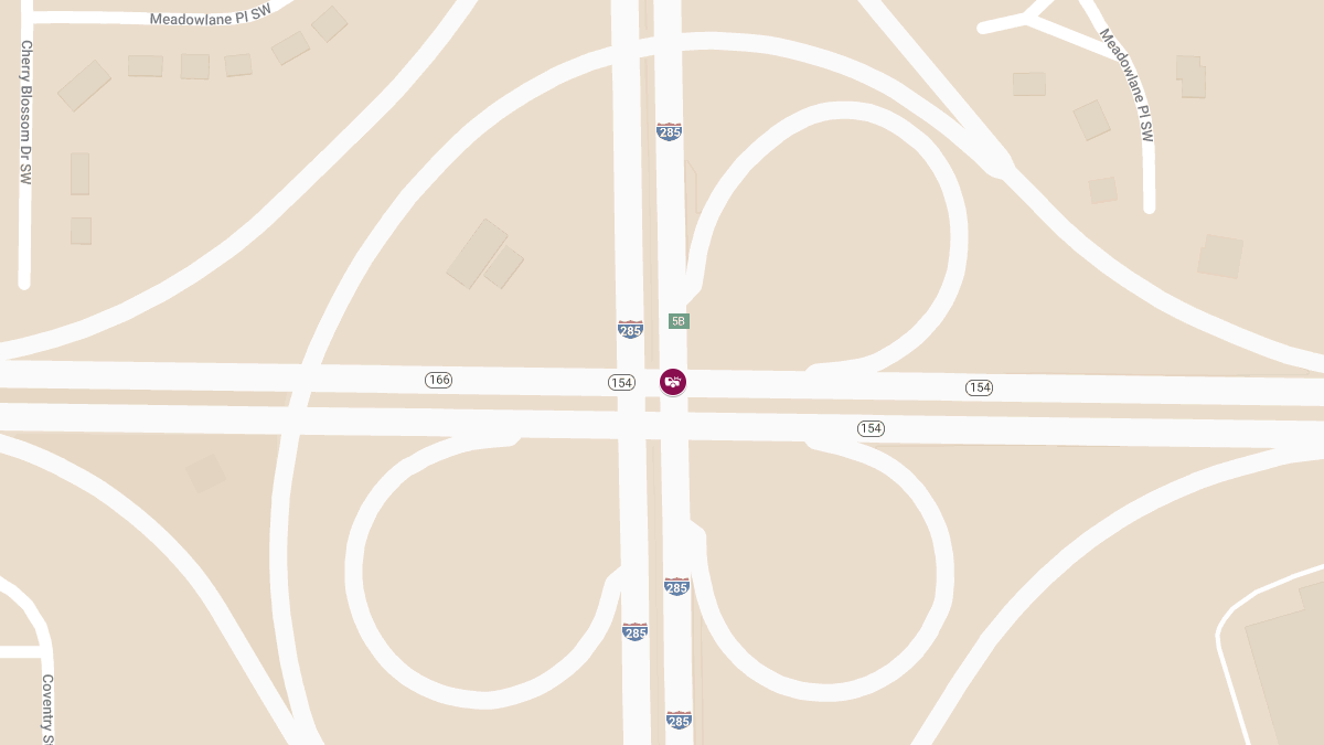 Injury Accident at Arthur Langford Pkwy E & I-285 S