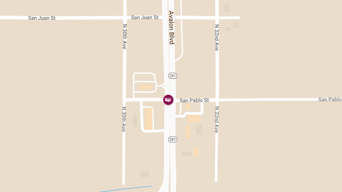 Injury Accident at Avalon Blvd & Santa Pablo St
