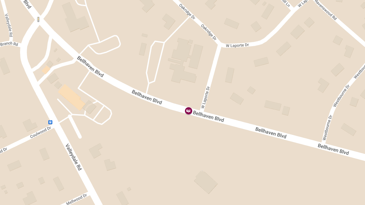 Injury Accident at Bellhaven Blvd and Oakridge Dr