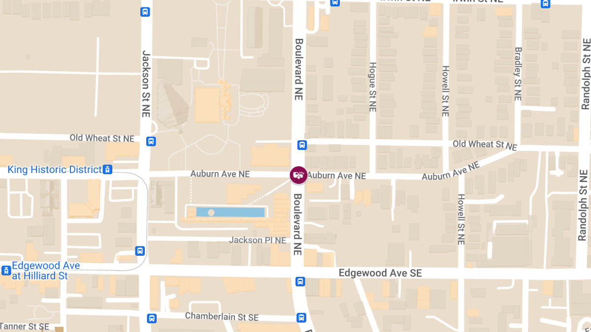 Injury Accident at Boulevard NE & Auburn Ave NE