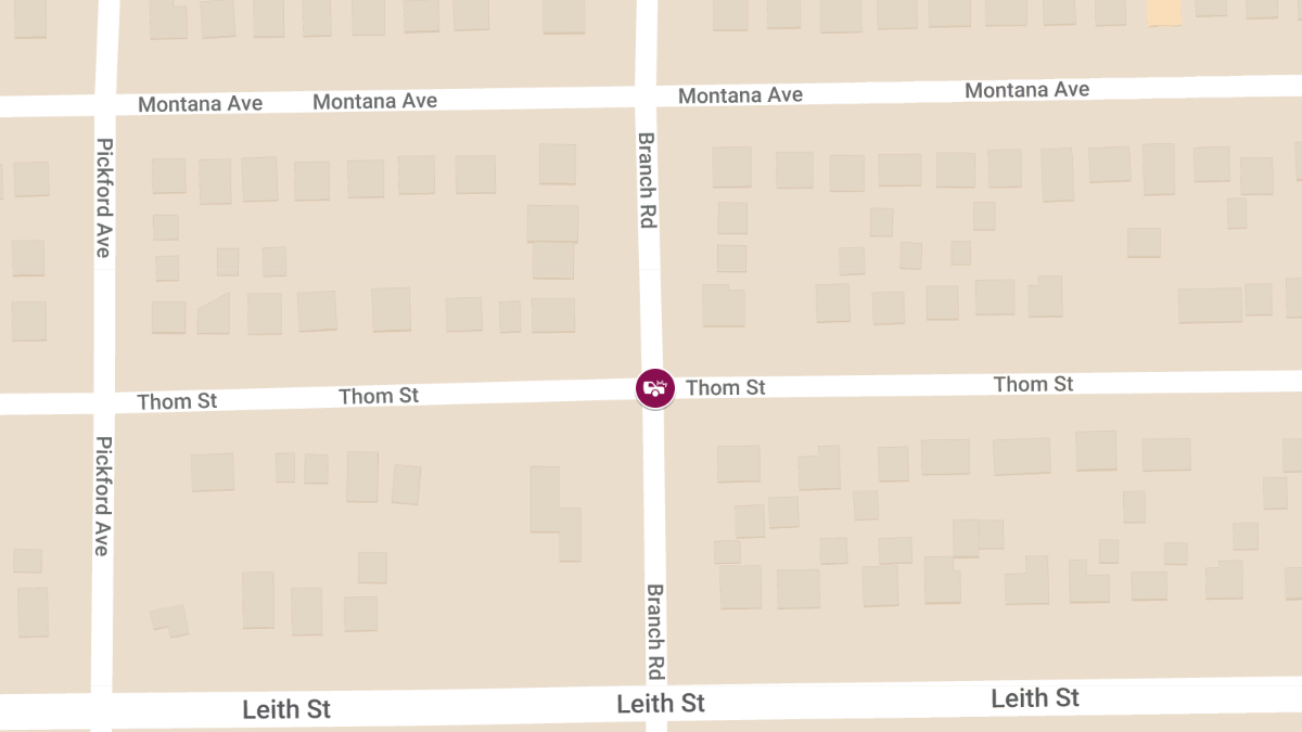 Injury Accident at Branch Rd & Thom St