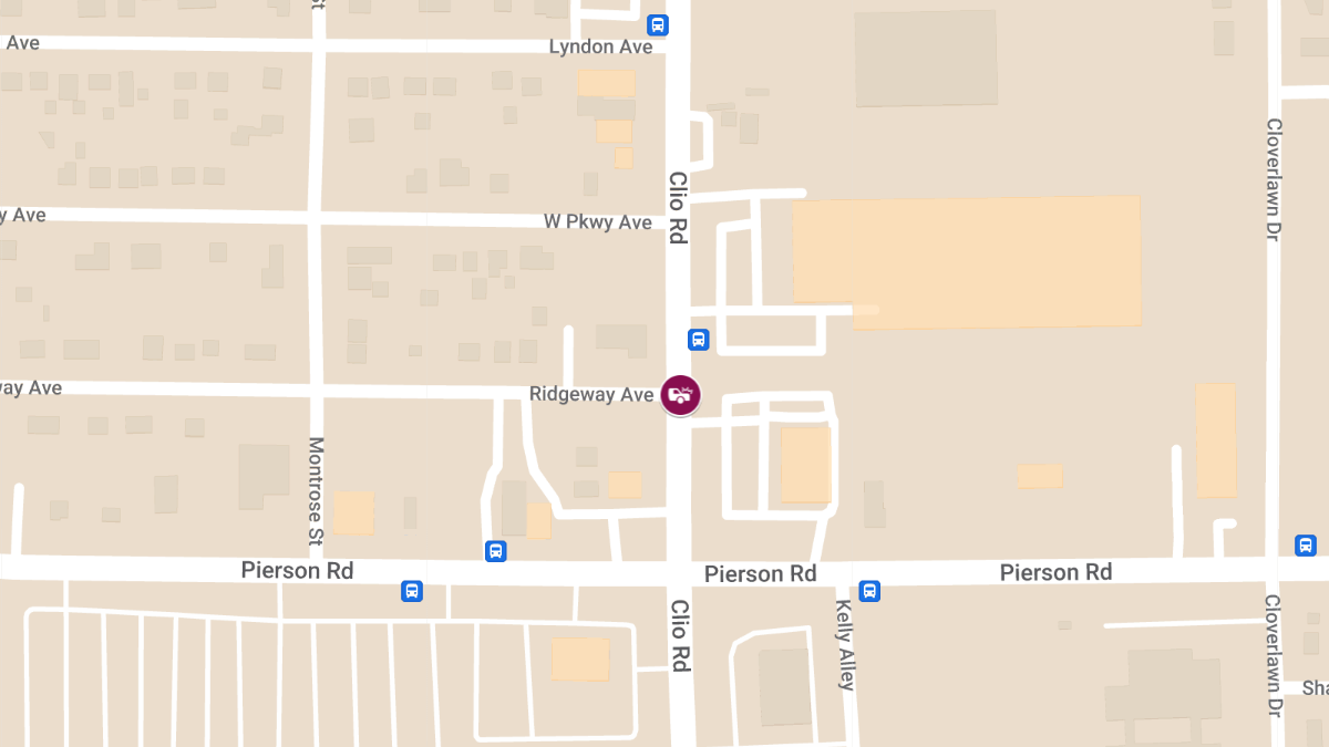 Injury Accident at Clio Rd & W Ridgeway Ave