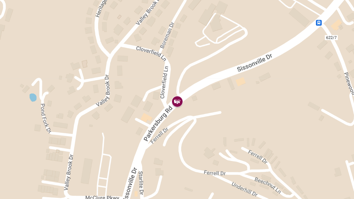 Injury Accident at Cloverfield Ln & Sissonville Dr