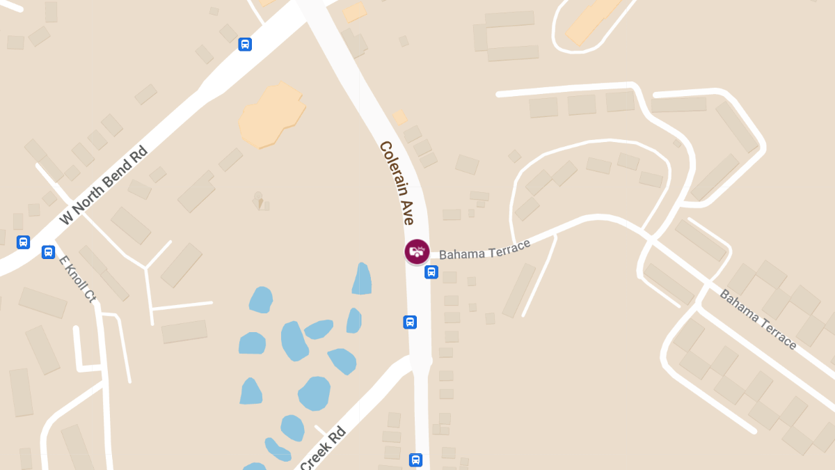 Injury Accident at Colerain Ave & Bahama Ter