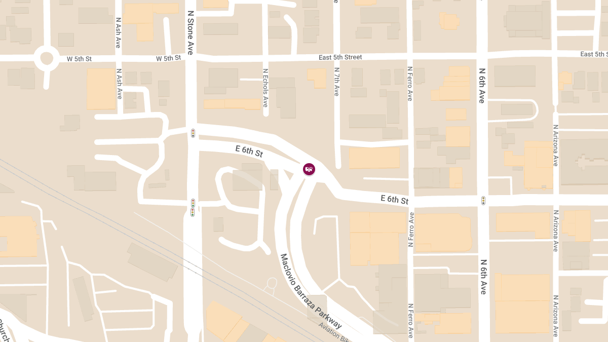 Injury Accident at E 6th St & E Maclovio Barraza Pkwy