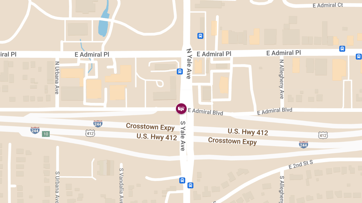 Injury Accident at E Admiral Blvd & Yale Ave