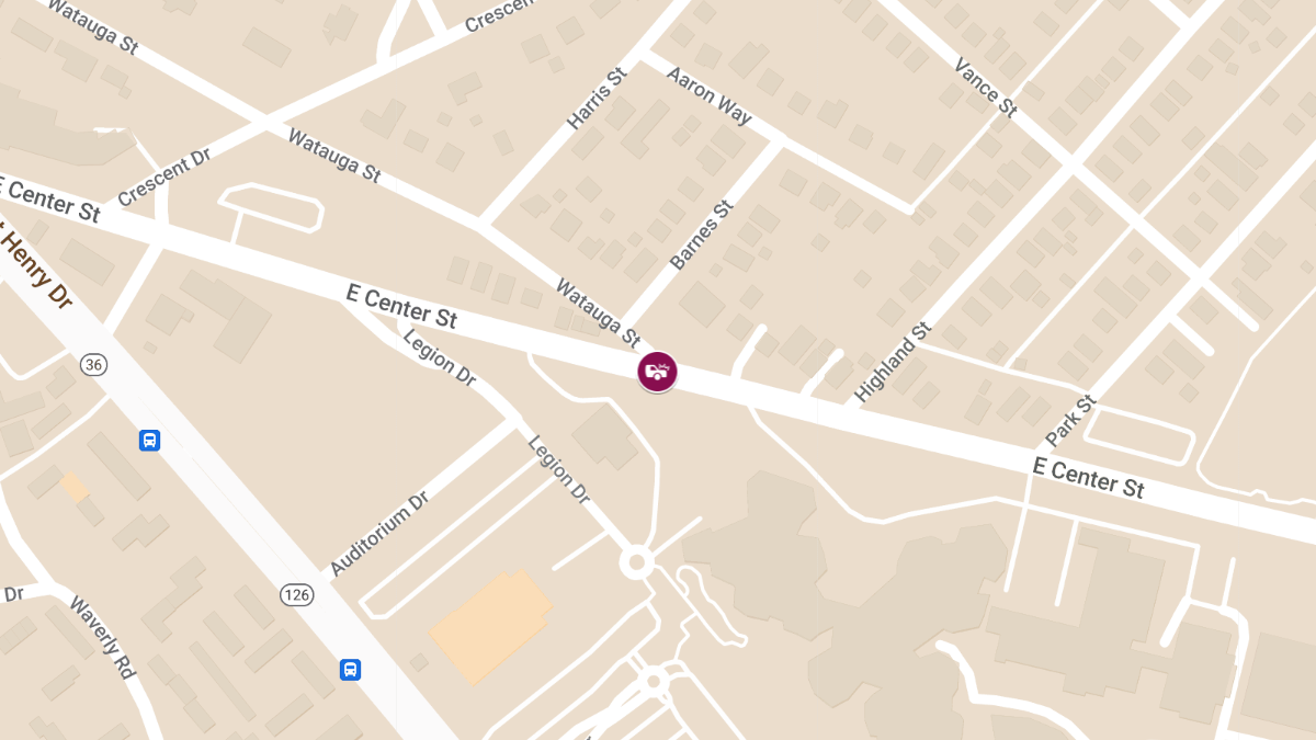 Injury Accident at E Center St & Watauga St